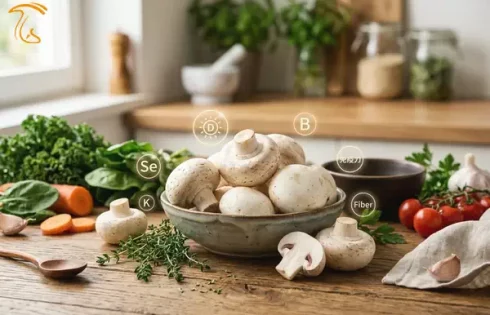 خواص و فواید قارچ ئکمه ای