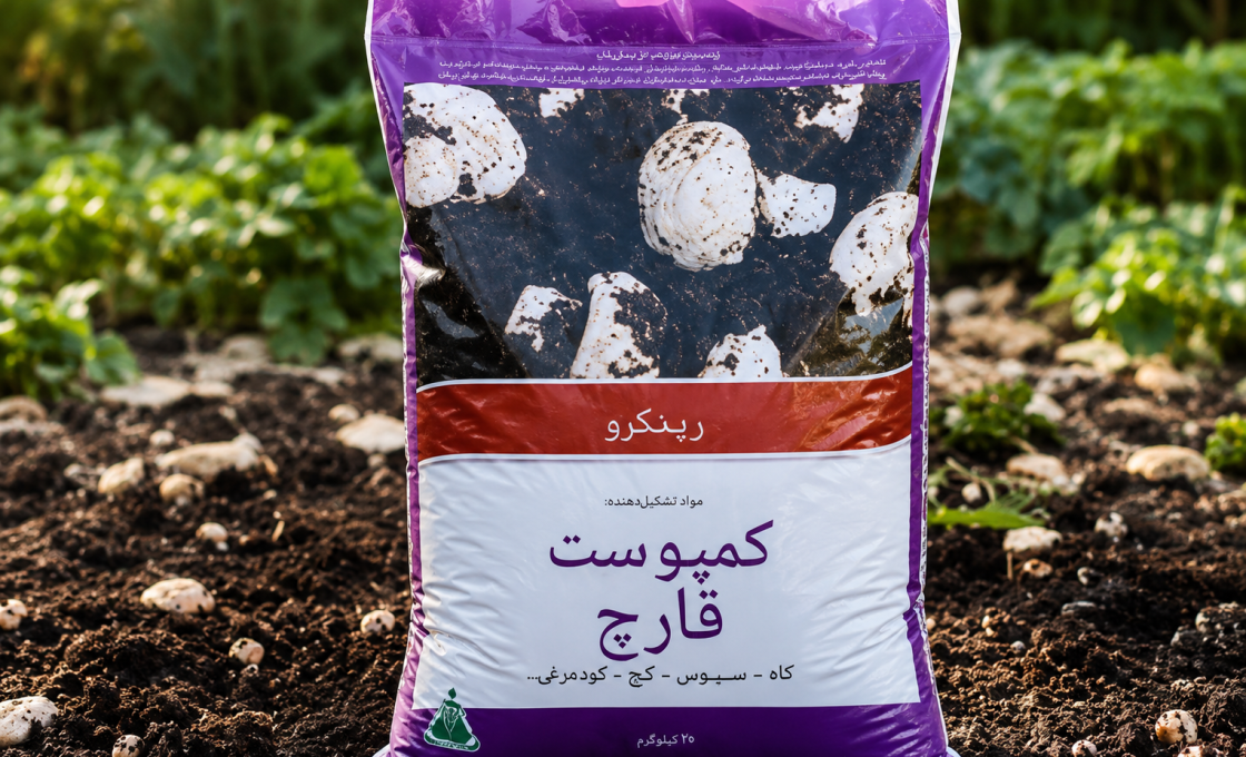 کمپوست قارچ در مراحل کاشت قارچ دکمهای