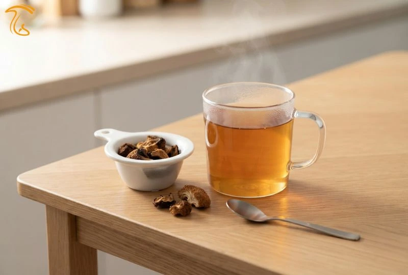 فرآیند دمکردن دمنوش یال شیر