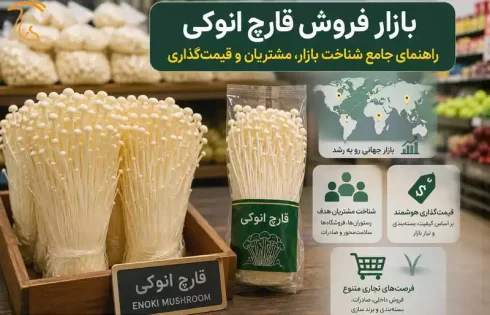 بازار فروش قارچ انوکی در ایران و جایگاه آن در بازار قارچ‌های خوراکی