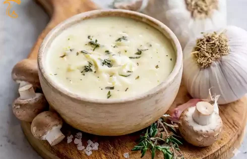 طرز تهیه سس آلفردو با قارچ
