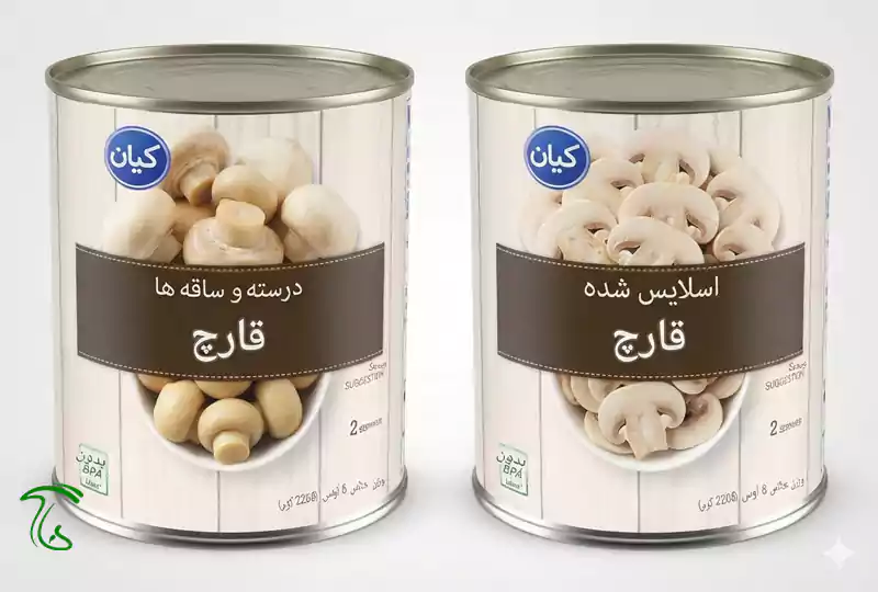 مشخصات محصولات قارچی برای بسته بندی و صادرات