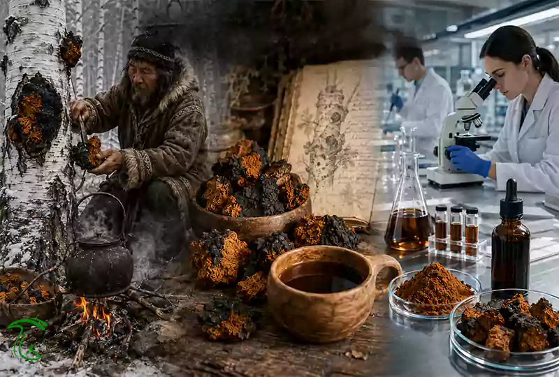 تاریخچه قارچ چاگا؛ از سنت جنگل‌نشینان سیبری تا پژوهش‌های علمی مدرن