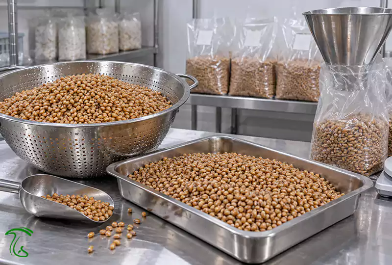 آمادهسازی دانه غلات برای تولید اسپان قارچ شاه صدف