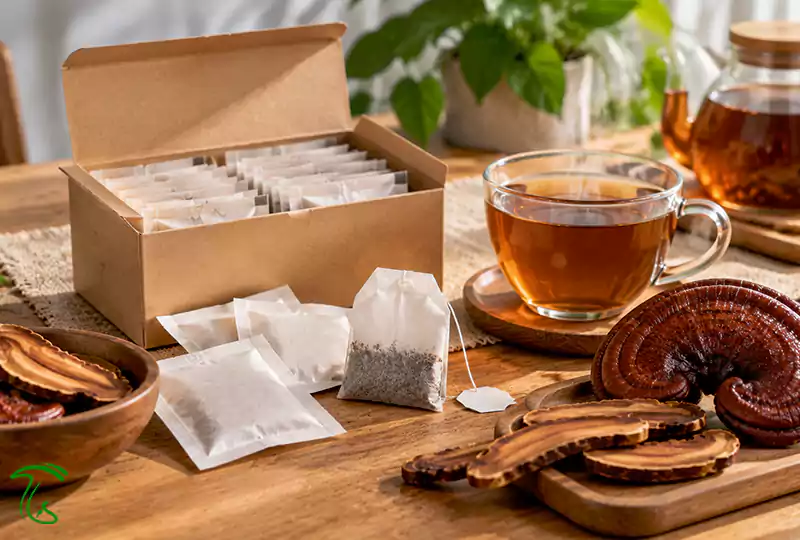 تیبگ گانودرما برای مصرف آسان روزانه