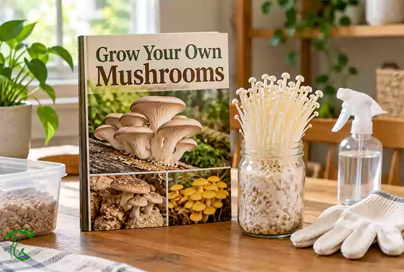 جلد کتاب Grow Your Own Mushrooms نوشته Folko Kullmann