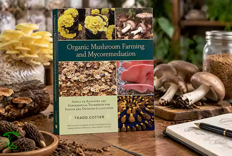 کتاب Organic Mushroom Farming and Mycoremediation نوشته Tradd Cotter برای پرورش قارچ