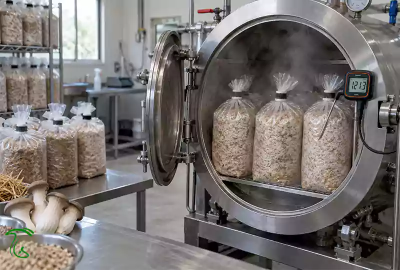 تیمار حرارتی بستر شاه صدف و کنترل دمای مرکز بلوک