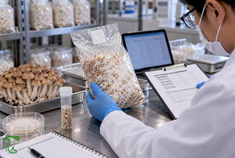 بررسی شناسنامه، مستندات آزمایشگاهی و نمونه اسپان قارچ شیمجی برای تأیید هویت سویه
