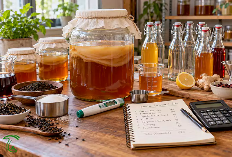 سرمایه مورد نیاز پرورش قارچ کامبوچا (SCOBY) در ۱۴۰۵